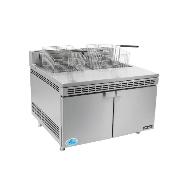 DEEP FRYER 2 X 5LT – GAS  TABLE TOP