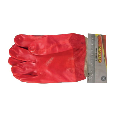 PVC Gloves Knit Wrist