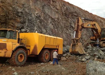 MSEQ Service Truck on Volvo A40E