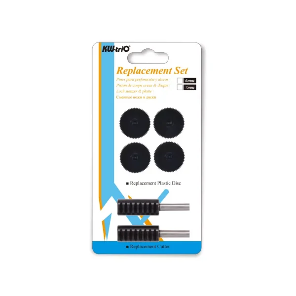 No 01300534 Replacement Plastic Discs + 2 Dies for 9550 Punch