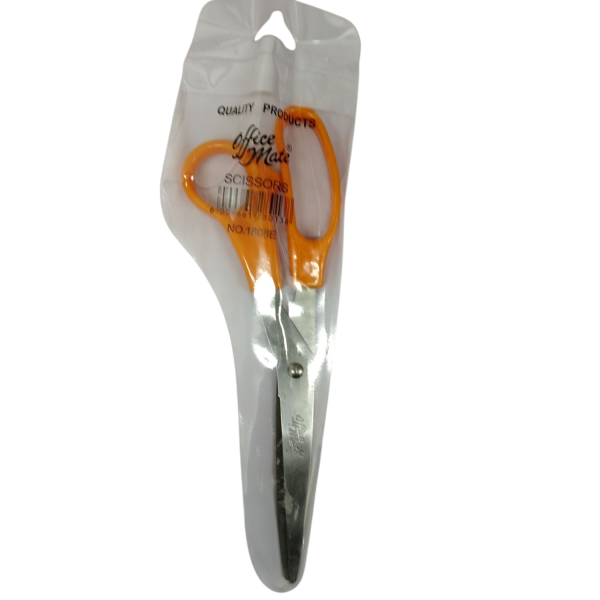 1808E 8 1/2" SCISSORS OFFICE MATE ORANGE / H ECONO 1 5 mm