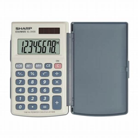 EL 243 S Sharp 8 D Hardcase 105 x 64 x 11 mm