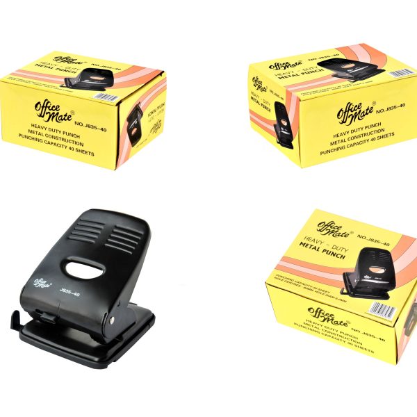 J835 40 Office Mate Large Metal Punch   40 Sheet