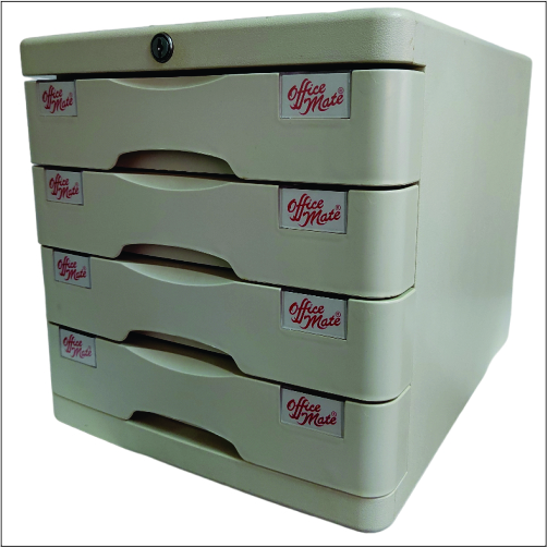 US 21AK 4 Draw Cabinet with Lock ( Deep Tray ) Office Mate