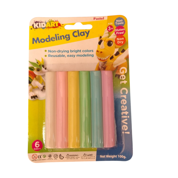 T106 PT 6 Colour Pastel Sticks