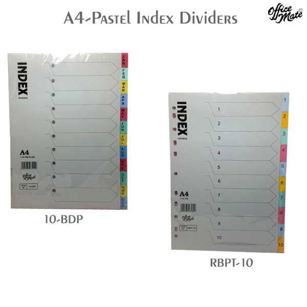 10 TB / PLB 10 Tab Plain Office Mate