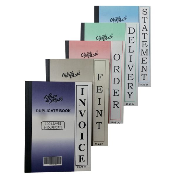 SS A5T INV A5 Invoice Book 50 x Trip