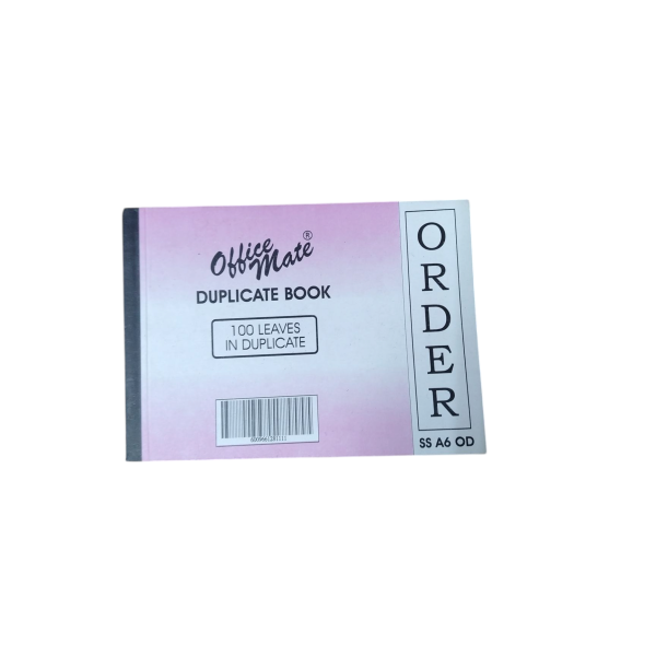 SS A6 ORD A6 Order Book 100 x Dup