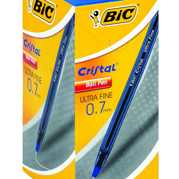BIC Medium Easy Glide Clear Cristal