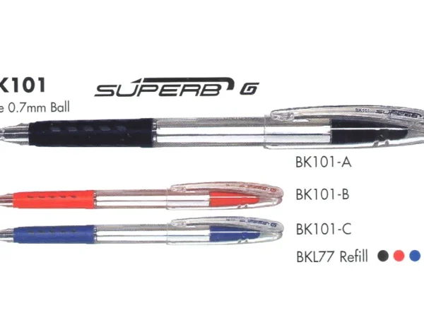 BK 101 FINE SUPERB PENTEL SUPERB RED / BLU / BLK