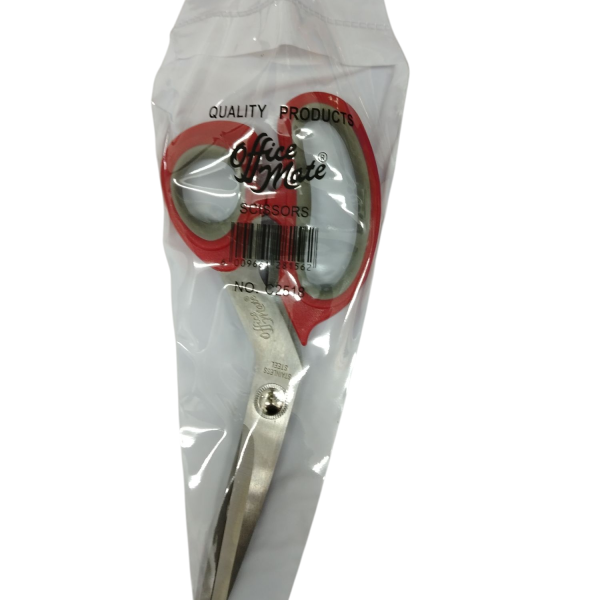 CS 2518  8 1/4" SCISSORS   H / DUTY RUBBERISED 2 COLOUR HANDLE 2 mm
