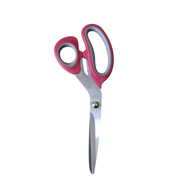 CS 2519  9 1/4" SCISSORS   H / DUTY RUBBERISED 2 COLOUR HANDLE 2 mm