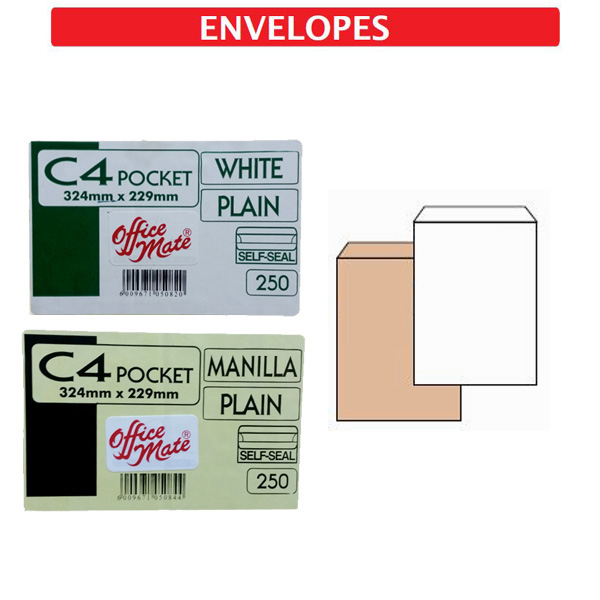 Pocket   C 4 Manilla Self   Seal