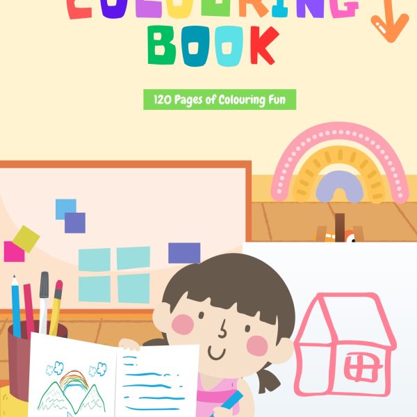 Office Mate A4 Colouring Book 120 Pages