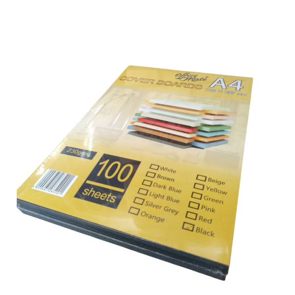 A4 230GSM Cover Boards Black & Dark Blue Only