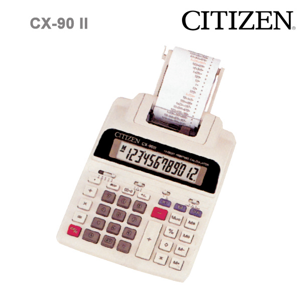 CX 90   II Citizen Printer 12 Digit Battery Operated 2 Colour