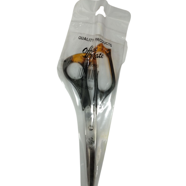 D 908 8 1/2" SCISSORS   OFFICE MATE ACRYLIC HANDLE   1 8 mm