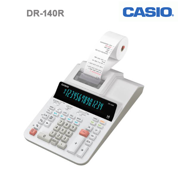 DR   140R Casio 14 Digit Printer Calculator Cost / Sell / Marg