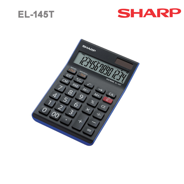 EL 145 T Sharp 14 Digit Twin Power Tax Function 14D