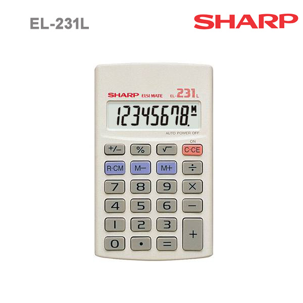 EL 231 L Sharp 8 D Battery Power 115 x 69 x 20 mm