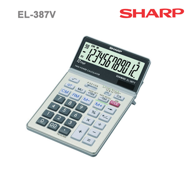 EL 387 V Sharp 12 D Desk Top 169 x 107 x 19 mm