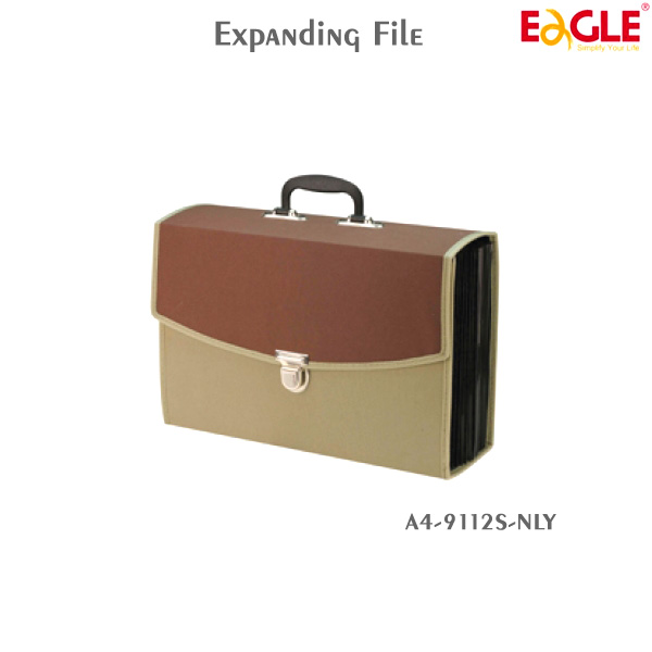 9112S/NLY A4 Expanding File Fabric Cover