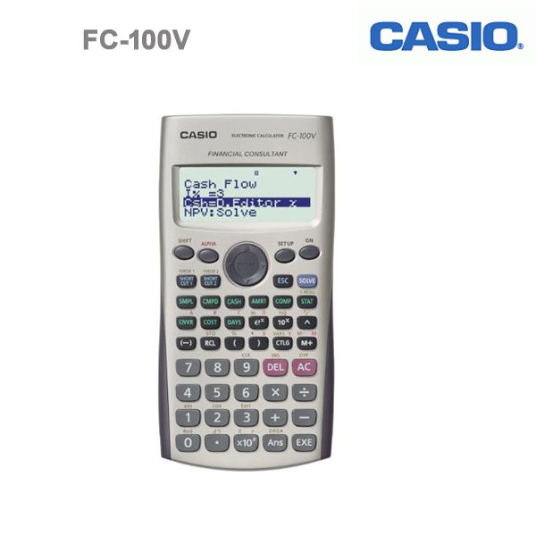 FC 100V Casio Financial Bat Operated