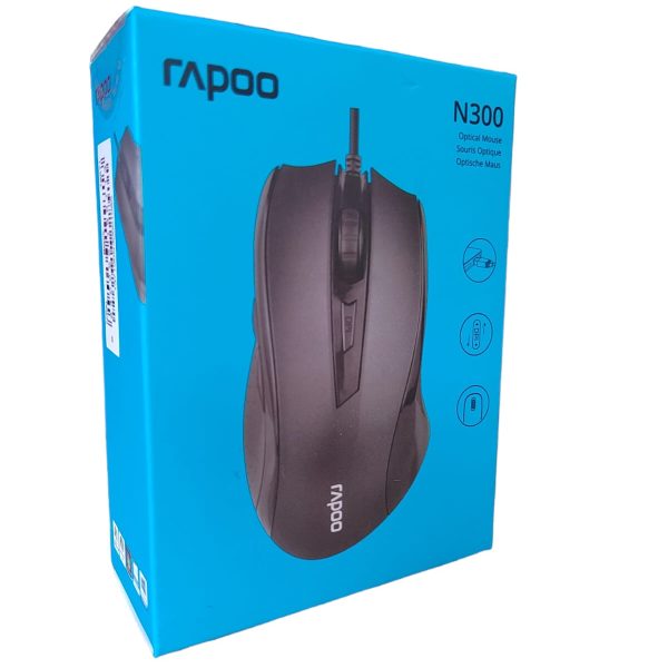 Rapoo N300 Wired Optical Mouse