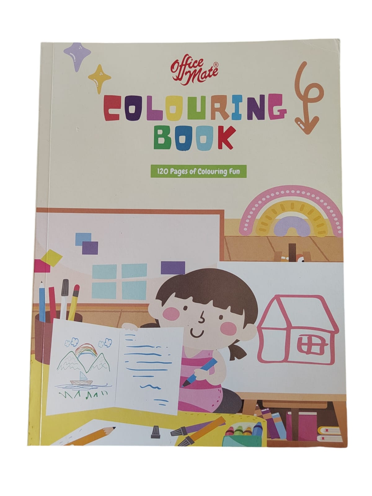 Office Mate A4 Colouring Book