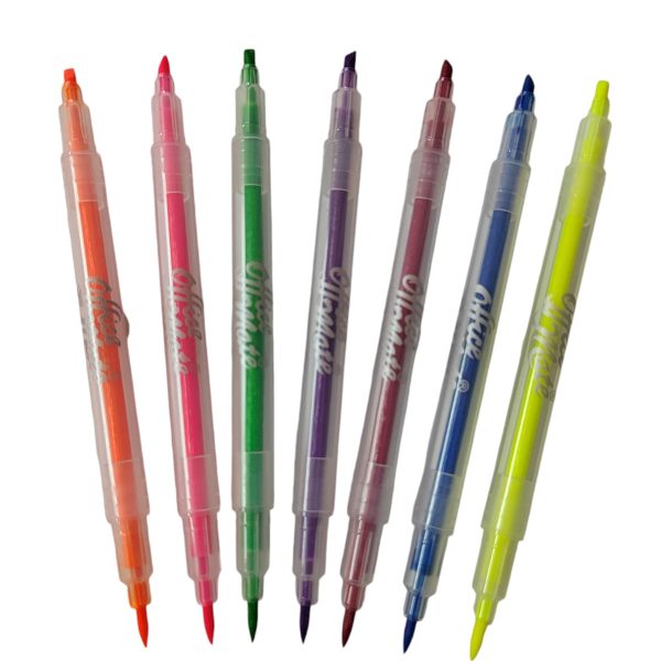 Wallet Office Mate Dual Tip Pen Type Set of 6