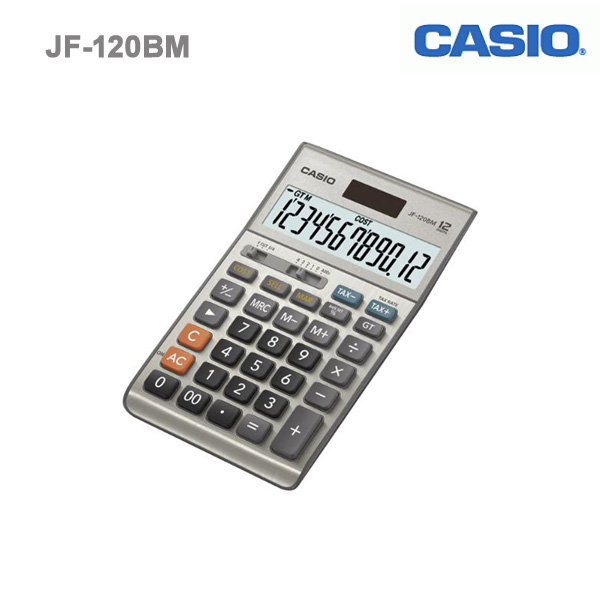 JF 12BM 12 Digit, Large Display, Twin Power, Tax, Cost / Sell / Marg