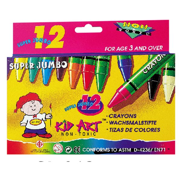 SJ012 KID ART 12 Piece Set   Super Jumbo