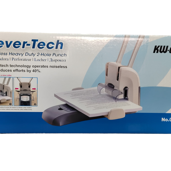 LEVER TECH HEAVY DUTY 2 HOLE PUNCH   09556