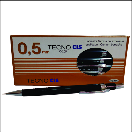 Techno 0 5 / J101 Office Mate   White / Black 0 5 mm