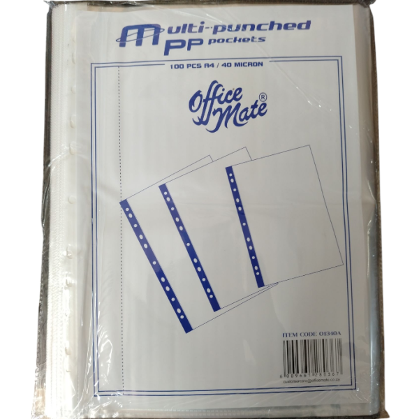 01340 A Multi Punched PP Pockets 40 Micron