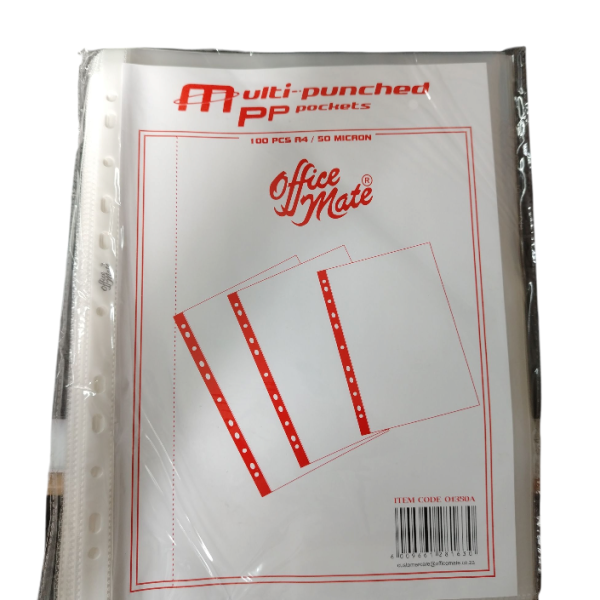 01350 A Multi Punched PP Pockets 50 Micron