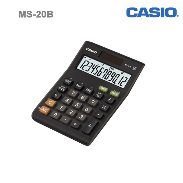 MS 20b Casio 12 Digit Large Display Twin Power