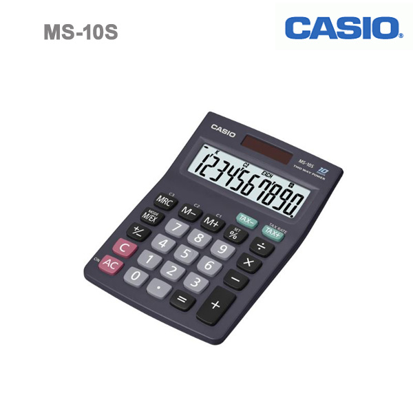 MS 10S Casio 10 Digit Large Display + Tax Twin / Power
