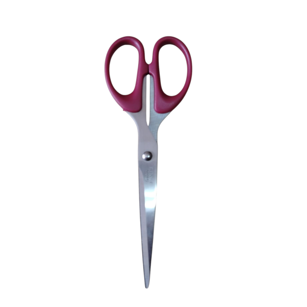 6009   6 3/4" SCISSORS   OFFICE MATE HIGH QUALITY 1 8 mm BLADE BLACK HANDLE