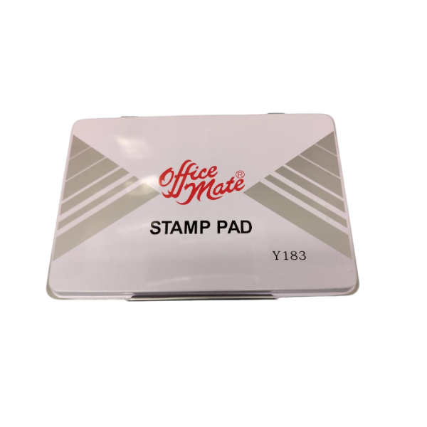 11537 OFFICE MATE ECONOMY STAMP PAD INKED RE / BL / VIO 110 x 70mm