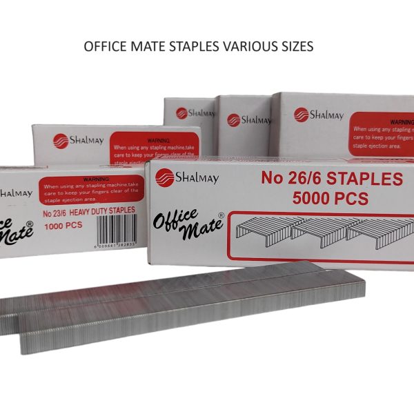 5000'S SHALMAY STAPLES   5000'S No  26 / 6  OFFICE MATE