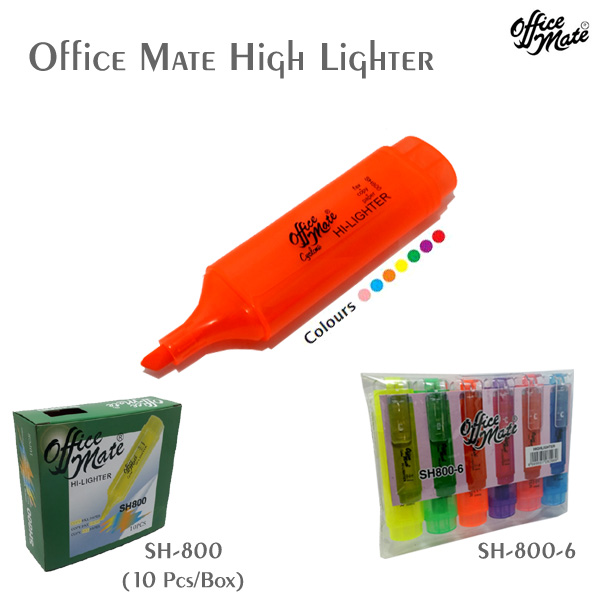 SH 800 Cyclone Office Mate Hi   Lighters Transparent Body