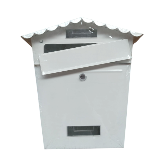 TX 0011 Metal Postal Mail Boxes White
