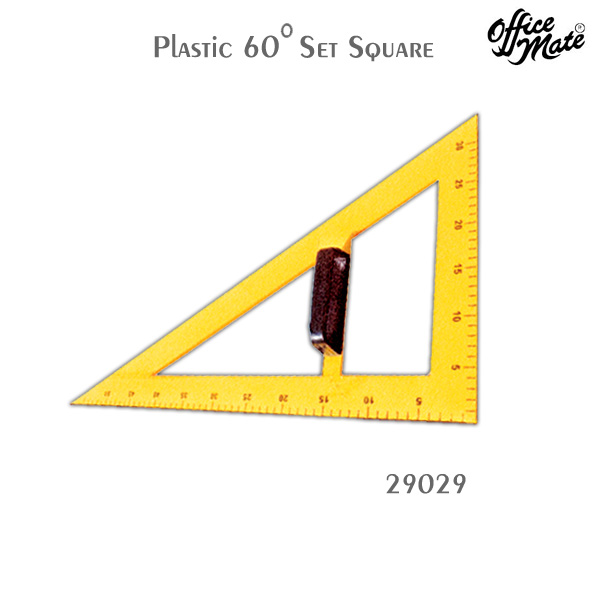 Plastic 60 Set Square   29029