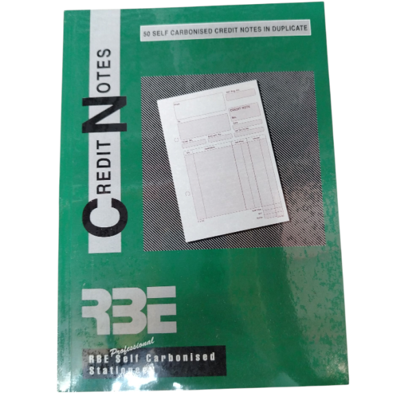A5 Credit Note Books 50 x Triplicate