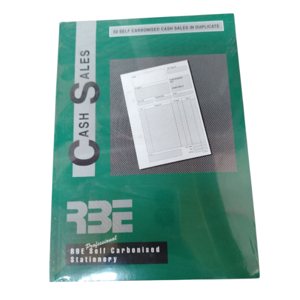 F0409 A5 Cash Sale Books 50 x Duplicate