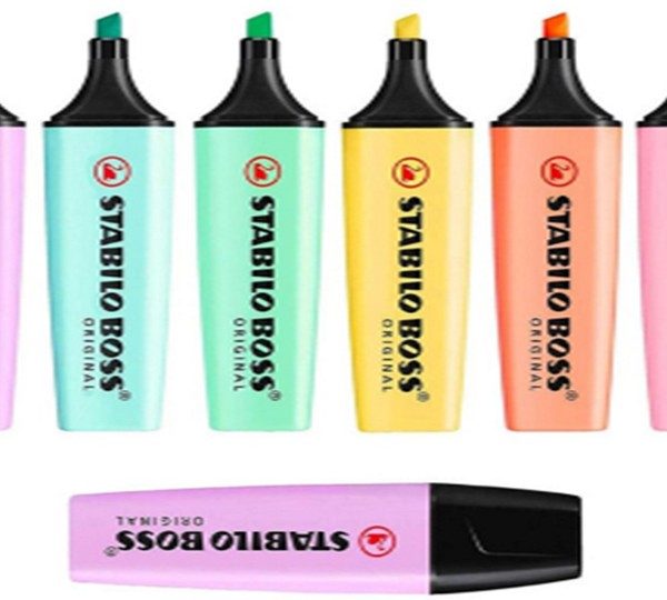 Stabilo Boss Pastel Hi   Lighters 8 Colours