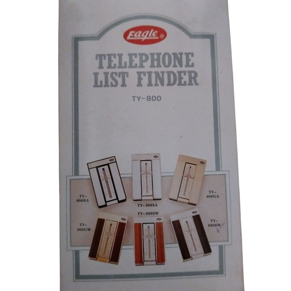 800 BW Eagle Tel Index Plastic Body Pop Up