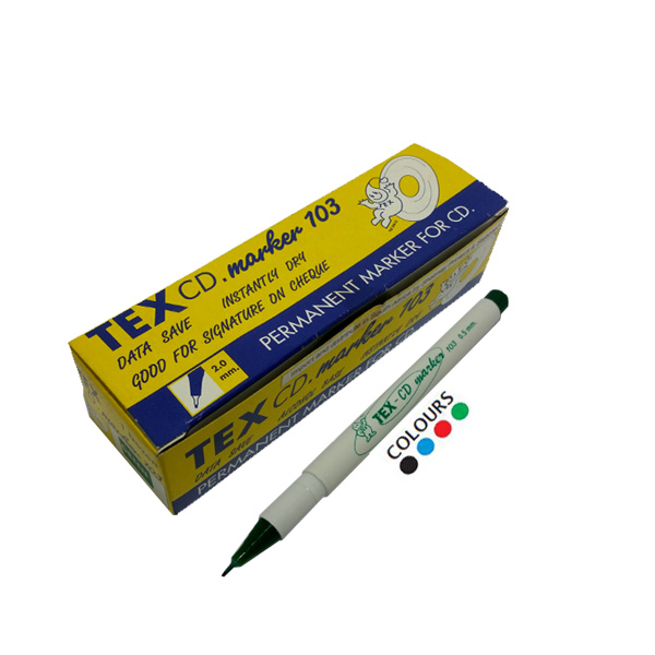 Tex 103 Tex CD Markers 4 Colours