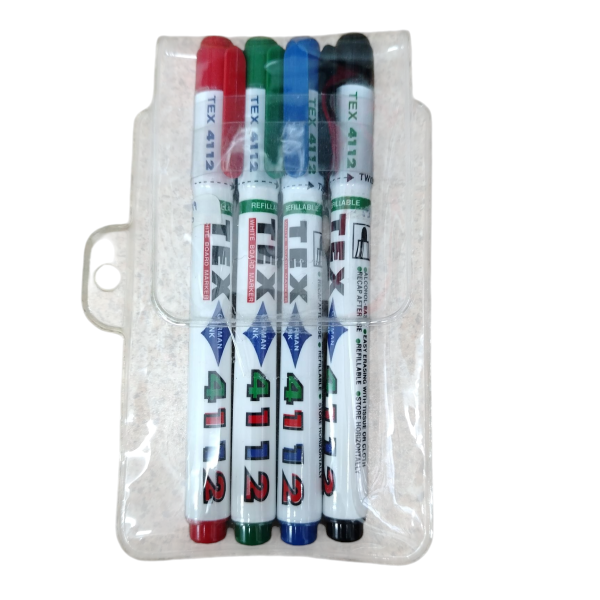 Tex 4112 White Board Marker Thin Bullet